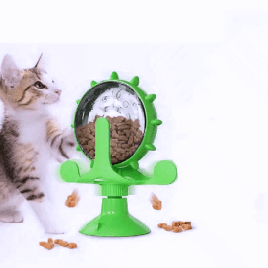 Distributeur de croquettes pour chat | FoodiWheel™ - Ambiance chat