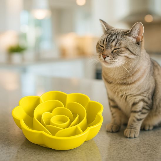 Gamelle anti - glouton chat | Flory™ - Ambiance chat