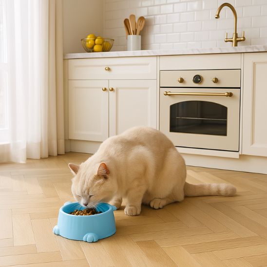 Gamelle Anti Glouton Chat | Hilow™ - Ambiance chat