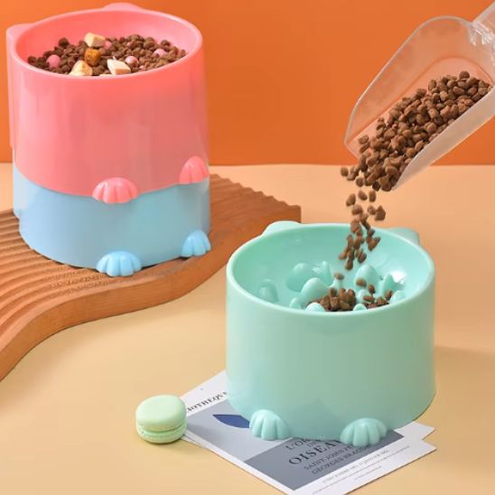 Gamelle Anti Glouton Chat | Hilow™ - Ambiance chat