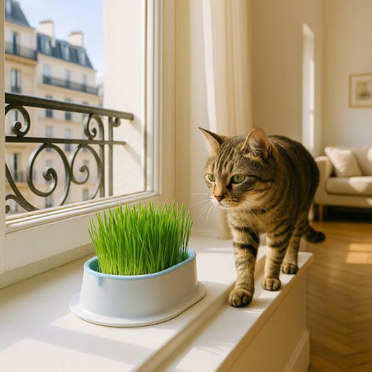 Herbe Ă  Chat | GrassBoxâą - Ambiance chat