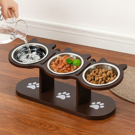 Gamelle-chat-triple