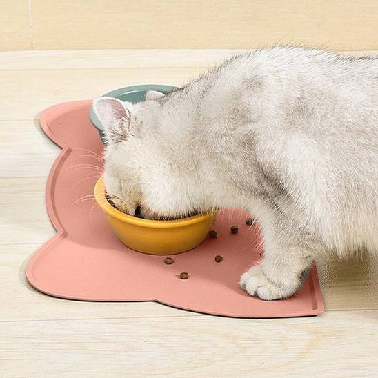 Tapis gamelle chat | Paddy™ - Ambiance chat