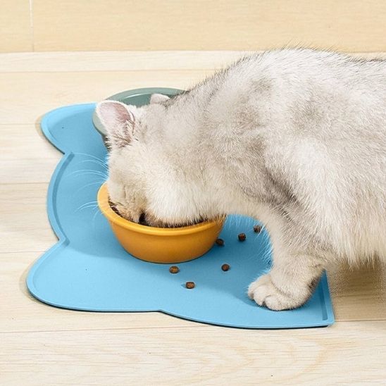 Tapis gamelle chat | Paddy™ - Ambiance chat