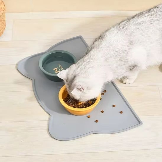 Tapis gamelle chat | Paddy™ - Ambiance chat