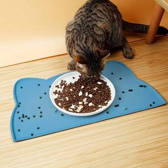 Tapis gamelle chat | Paddy™ - Ambiance chat