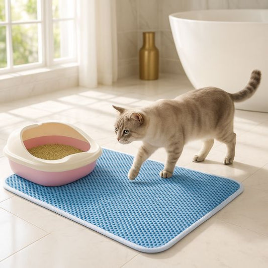 Tapis litière pour chat | Mathy™ - Ambiance chat
