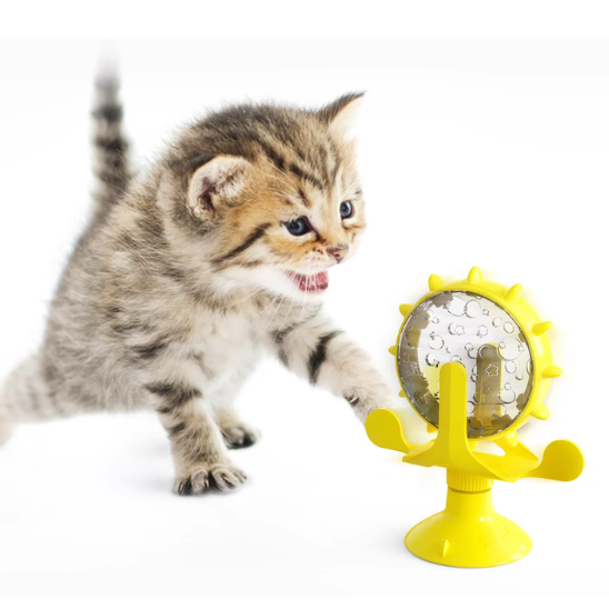 Distributeur de croquettes pour chat | FoodiWheel™