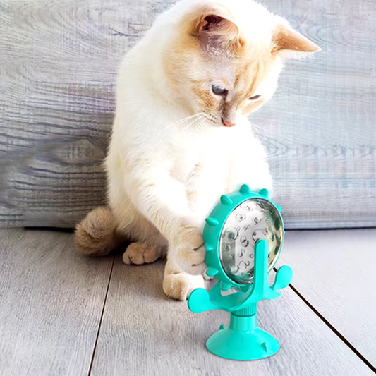 Distributeur de croquettes pour chat | FoodiWheel™