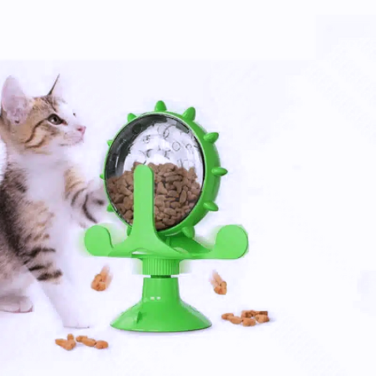 Distributeur de croquettes pour chat | FoodiWheel™