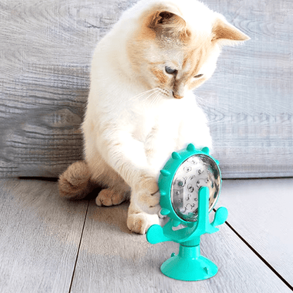 Distributeur de croquettes pour chat | FoodiWheel™ - Ambiance chat