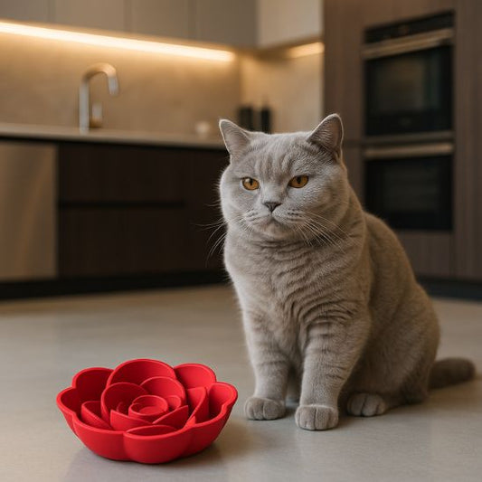 Gamelle anti - glouton chat | Flory™ - Ambiance chat
