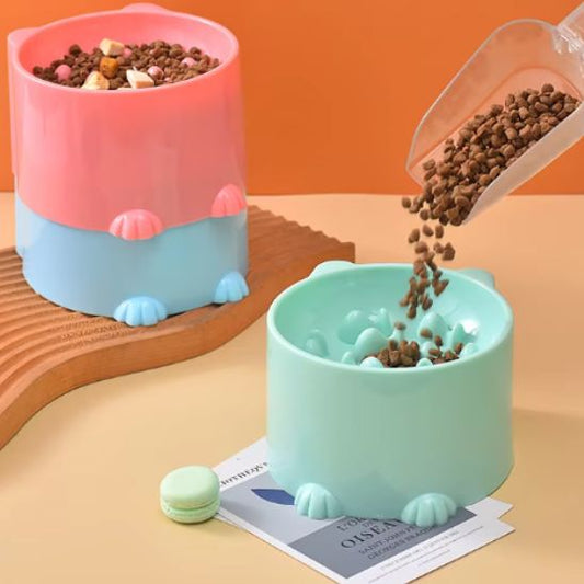 Gamelle Anti Glouton Chat | Hilow™ - Ambiance chat