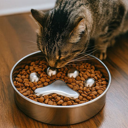 Gamelle Anti - Glouton Chat | Pawsy™ - Ambiance chat