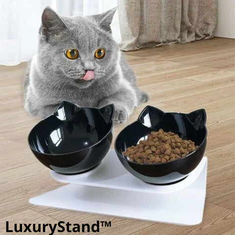 Gamelle anti glouton chat | LuxuryStand™